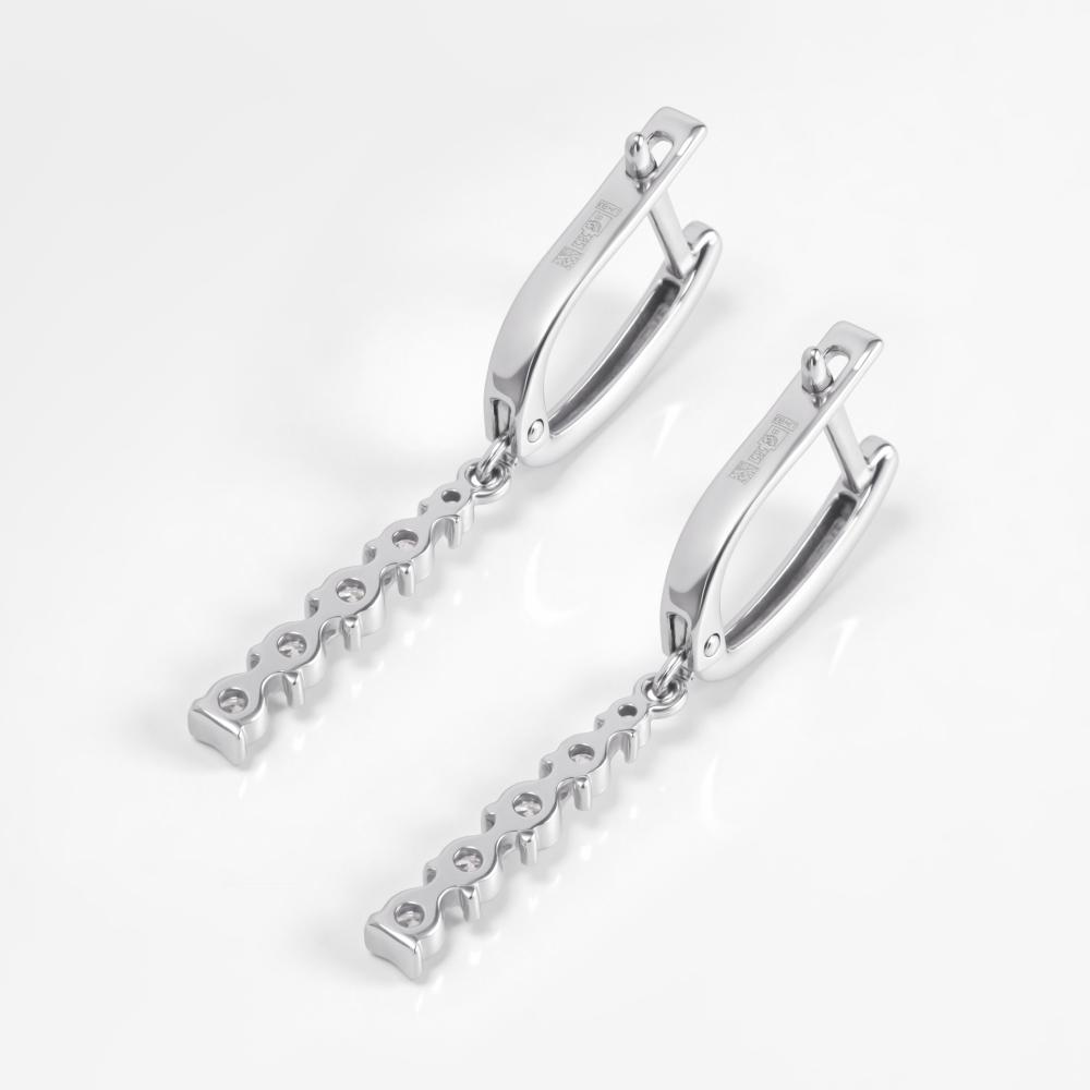 Золотые серьги подвесные New gold из красного золота 585 пробы НЮ095928_02_02_011_3484бр