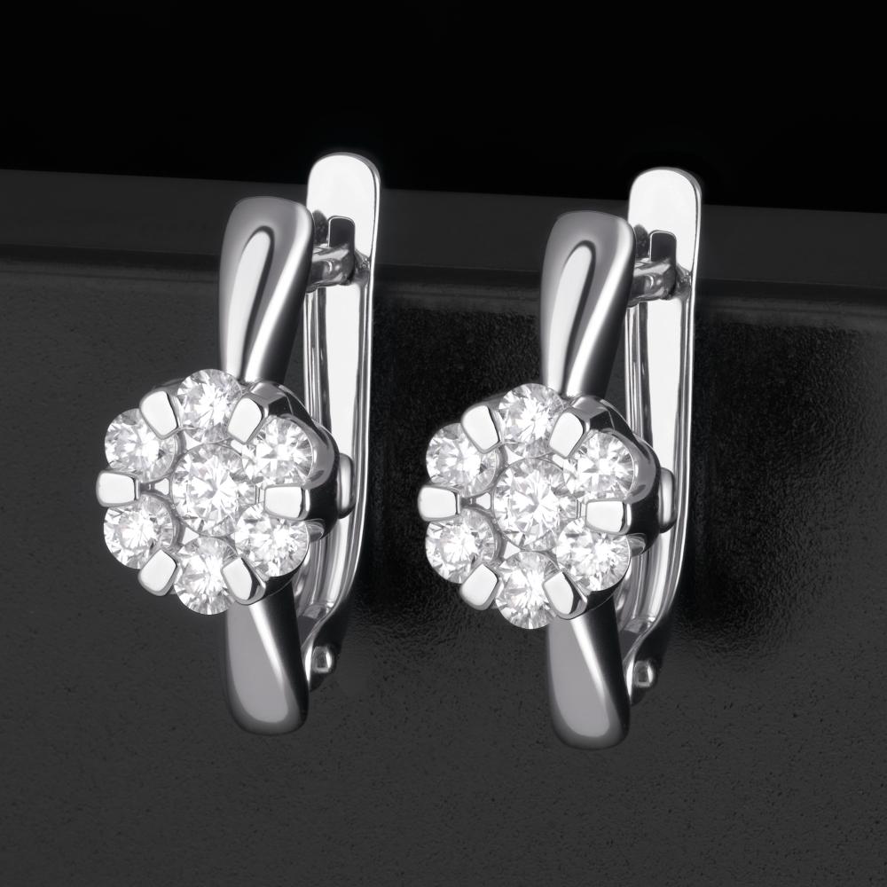 Золотые серьги New gold из красного золота 585 пробы НЮ097234_02_02_011_3484бр