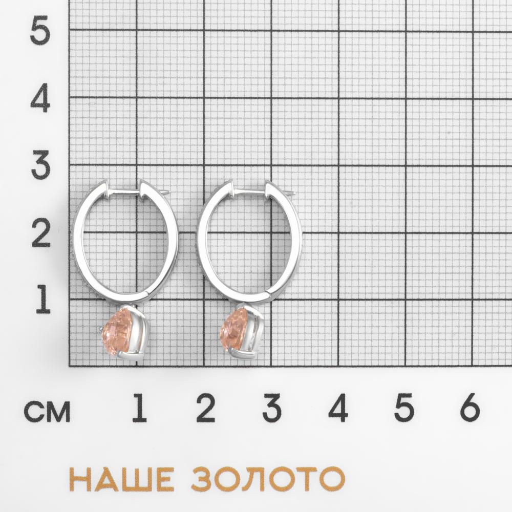 Серебряные серьги подвесные Альтеза А9С20213Р