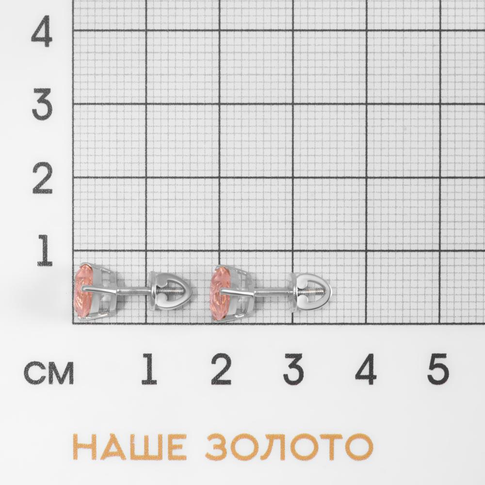 Серебряные серьги гвоздики Альтеза А9С20185Р
