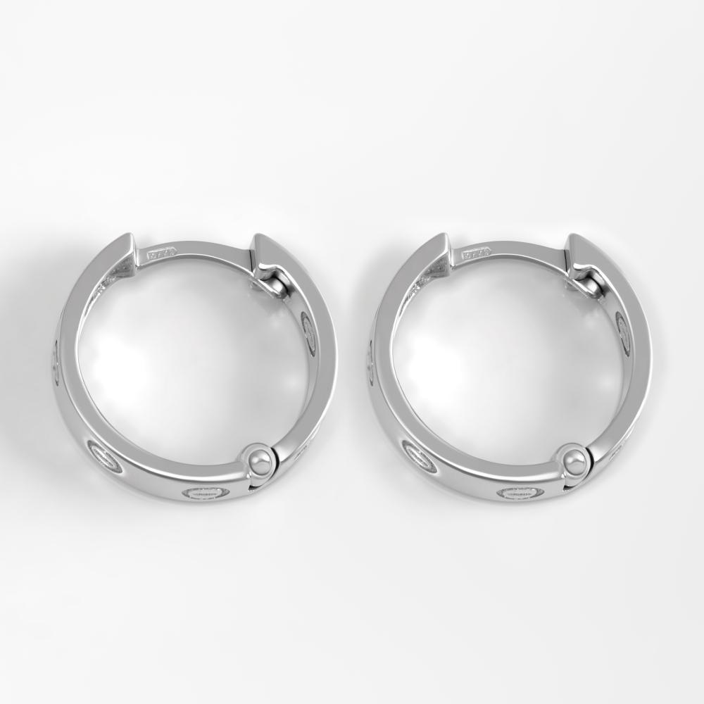 Серебряные серьги конго Талант ТБ11-72-0000-15231