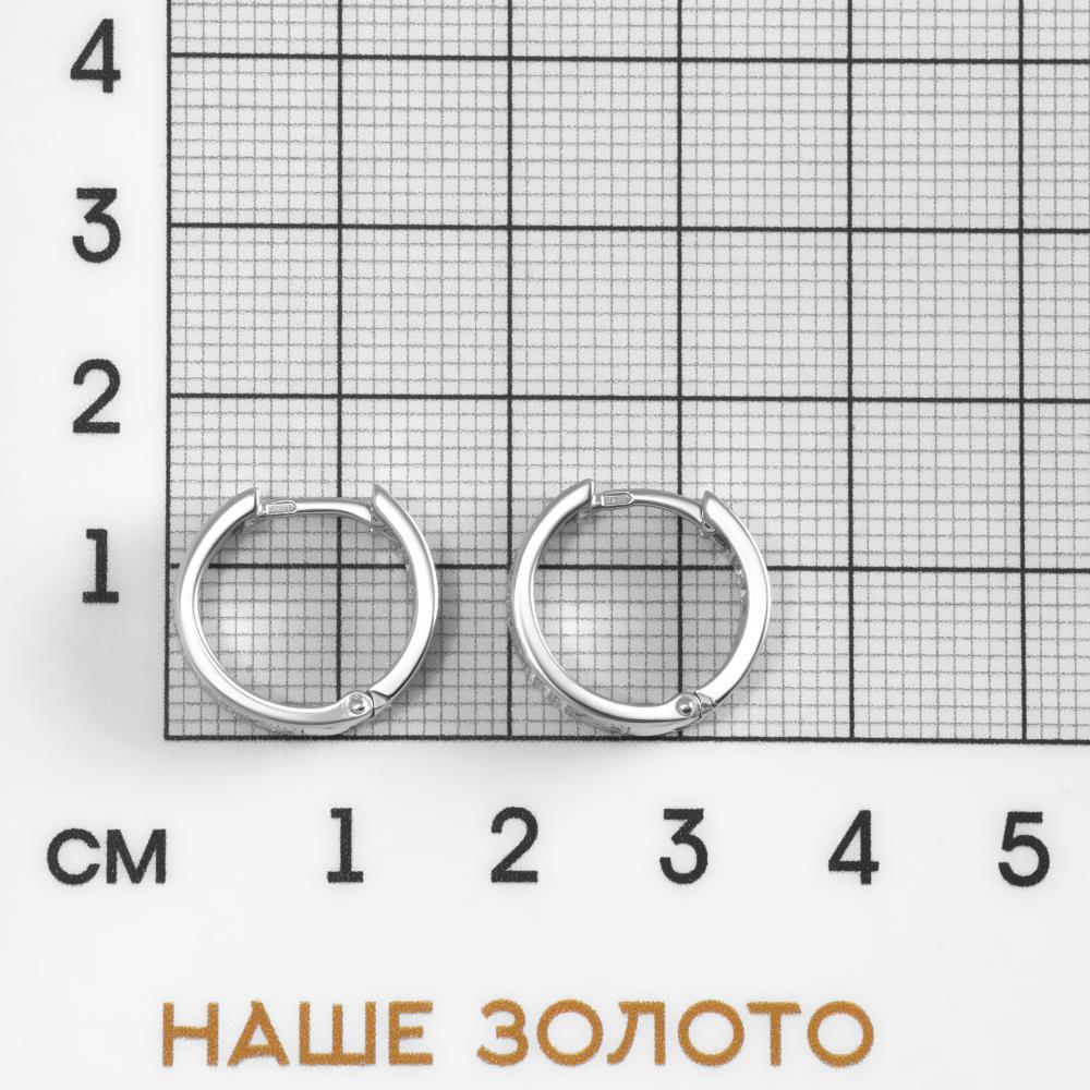Серебряные серьги конго Талант ТБ11-72-0001-15232
