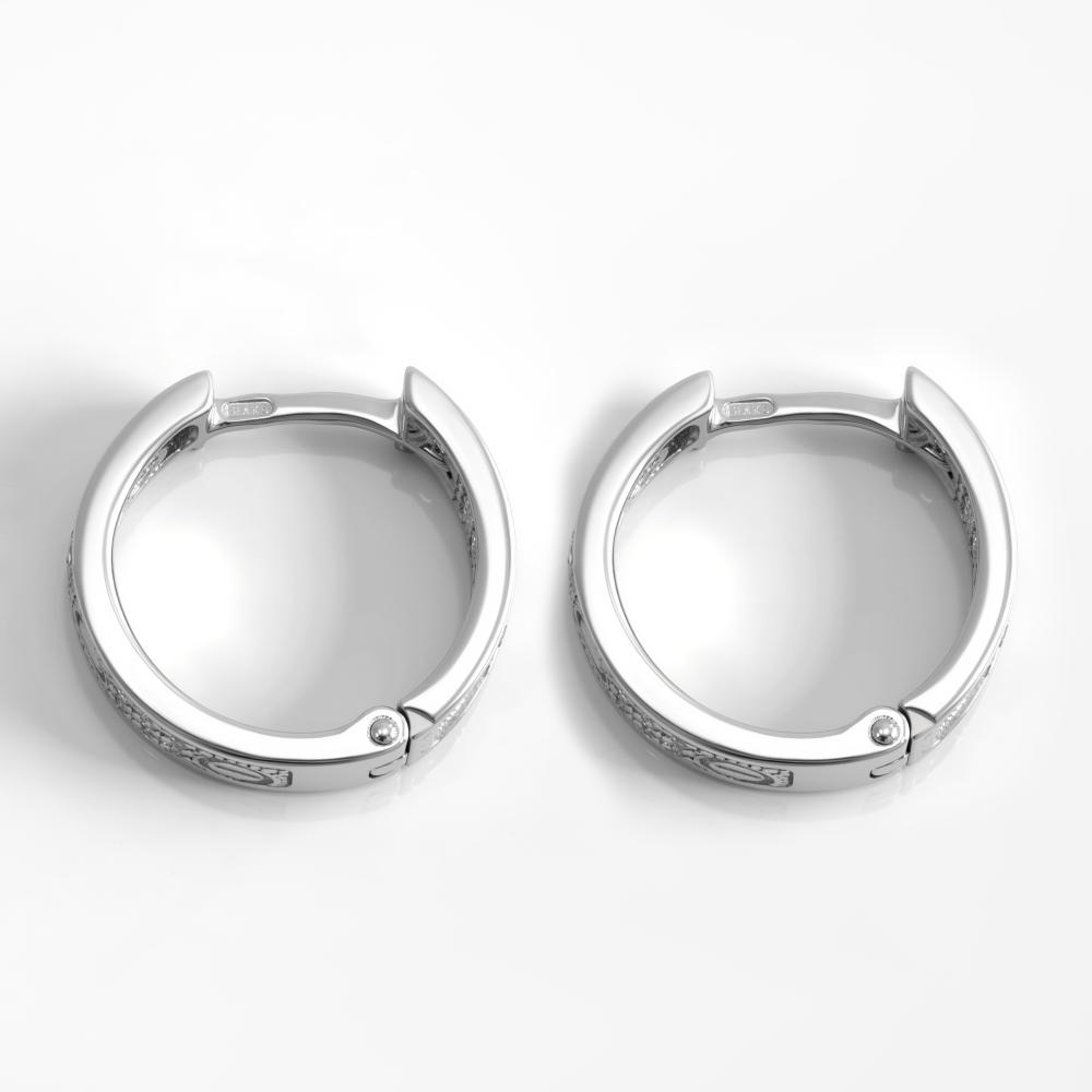 Серебряные серьги конго Талант ТБ11-72-0001-15232