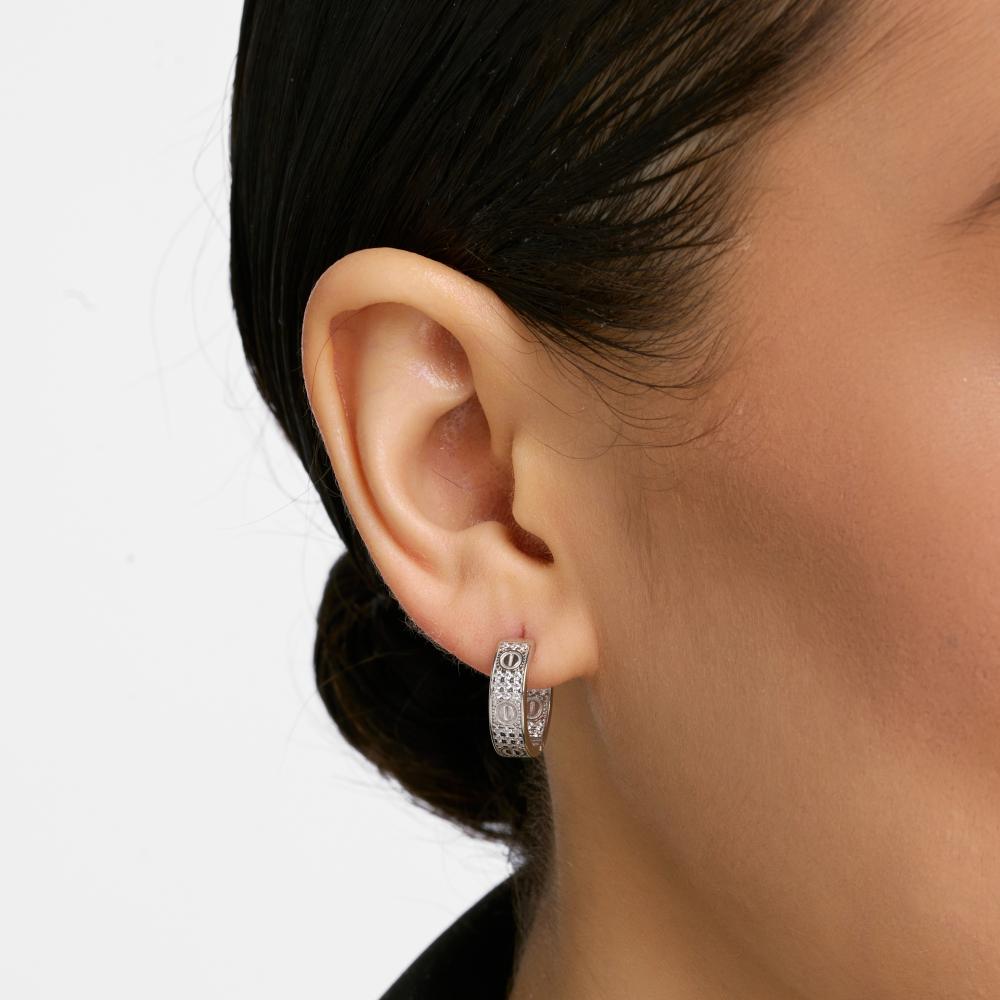 Серебряные серьги конго Талант ТБ11-72-0001-15232