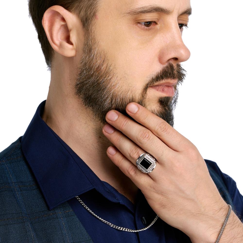 Серебряная печатка Статус СУ54-66-694