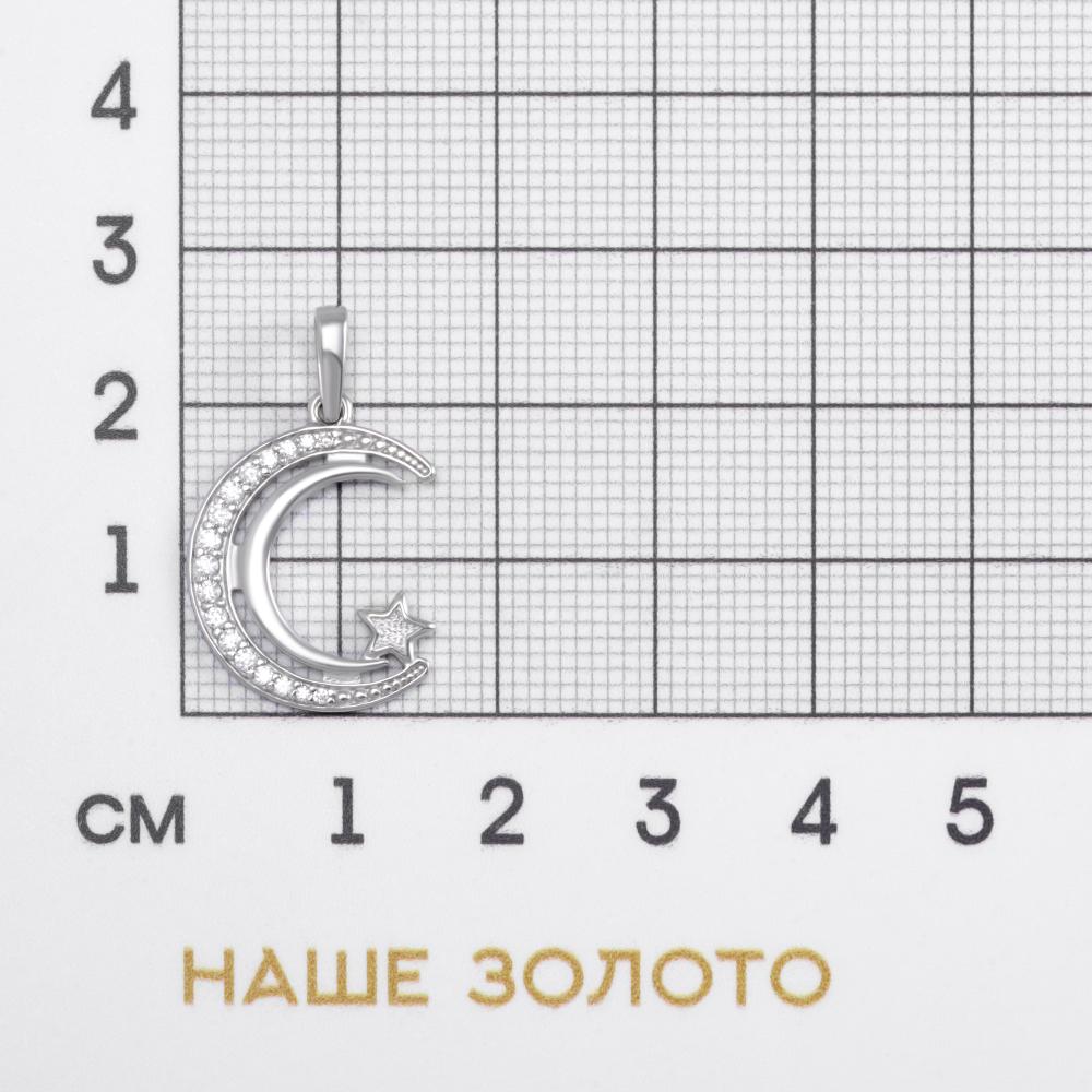 Серебряная мусульманская подвеска Талант ТБ50-72-0001-15180