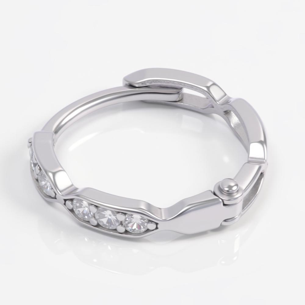 Серебряные серьги конго Вознесенский 6В11-1365