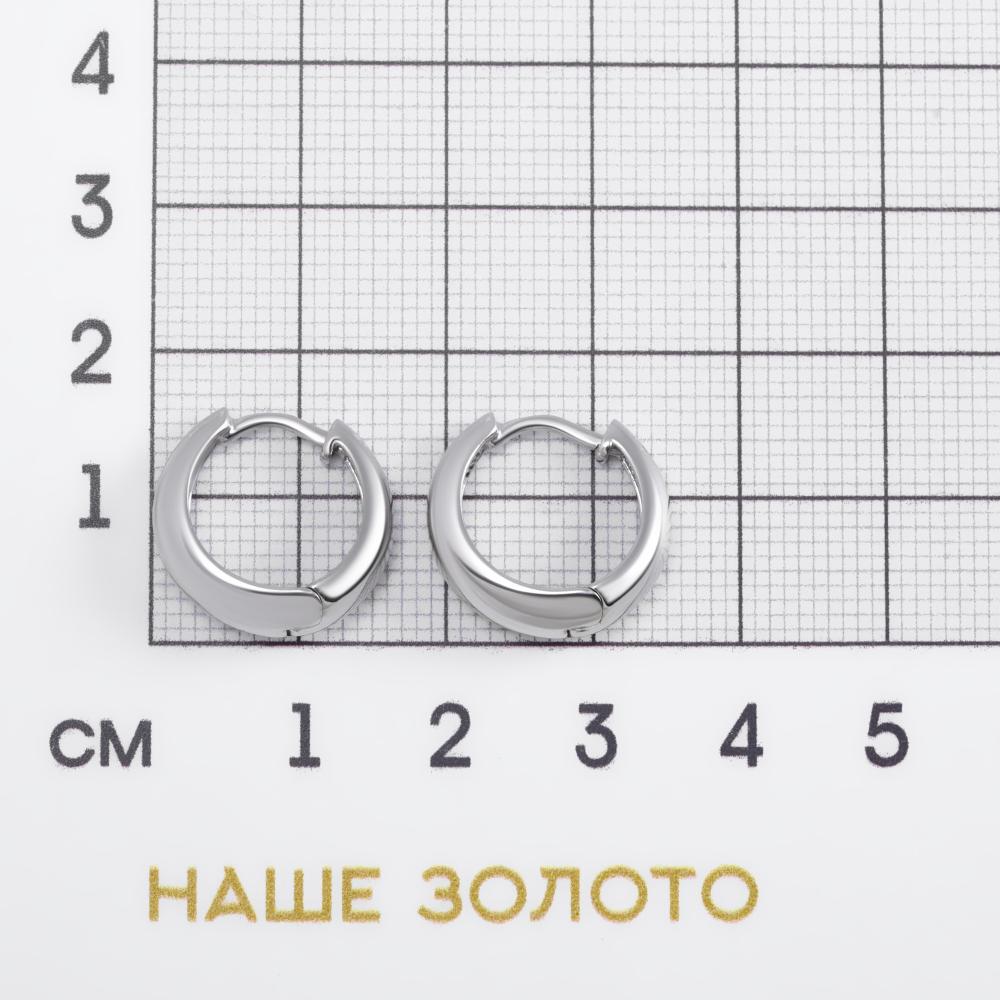 Серебряные серьги конго Вознесенский 6В11-1364
