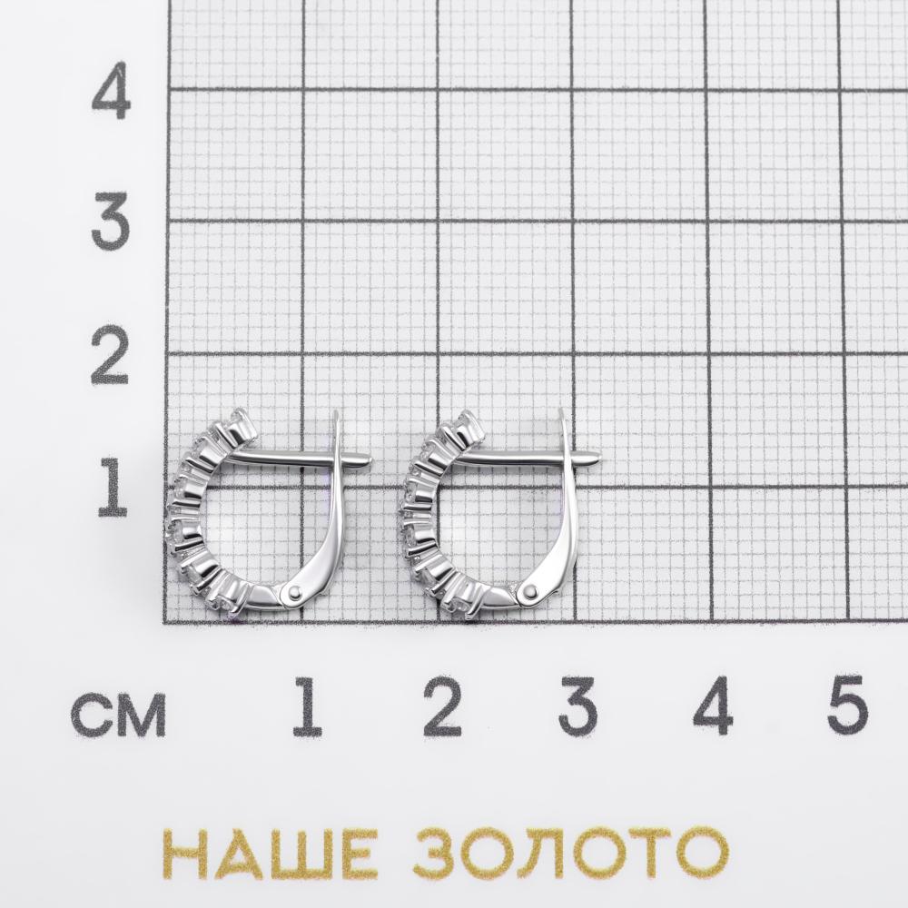 Серебряные серьги Вознесенский 6В11-0544