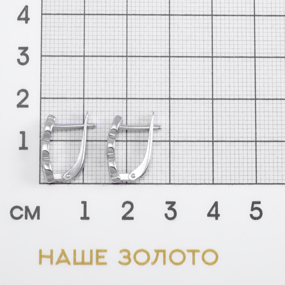 Серебряные серьги Вознесенский 6В11-0917