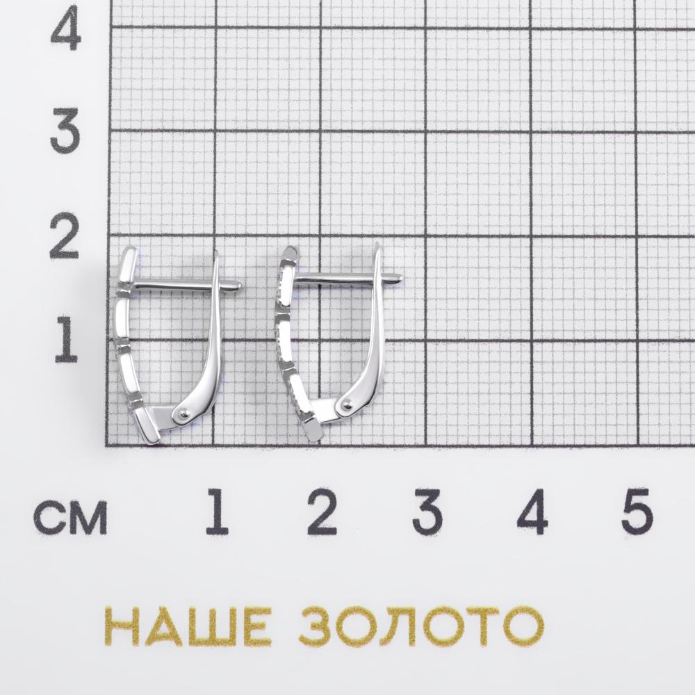 Серебряные серьги Вознесенский 6В11-1163