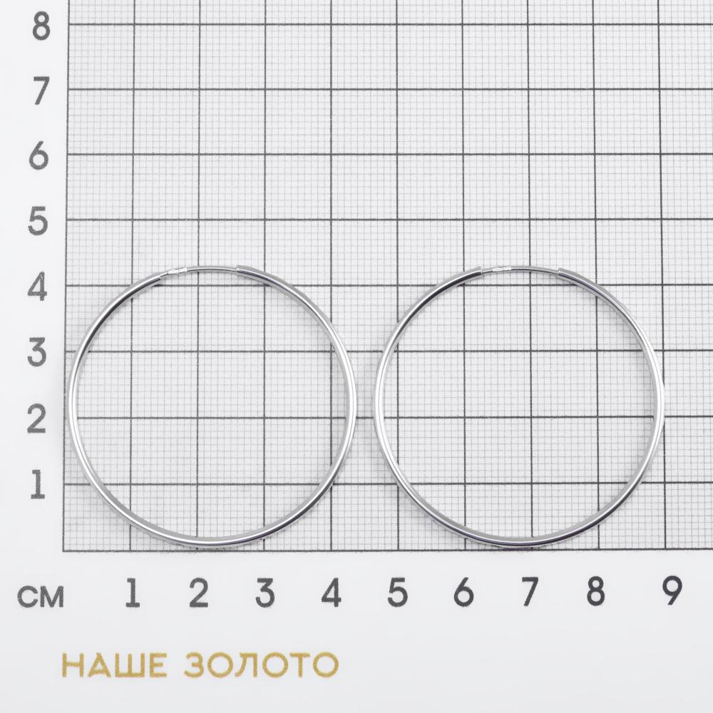 Серебряные серьги конго Дымнич ДЧ02125840