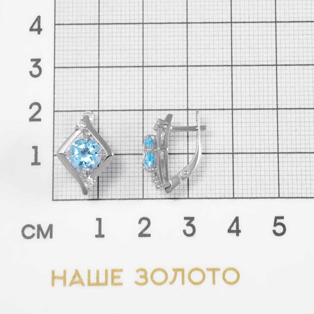 Серебряные серьги Sokolov ДИ94-320-00603-1