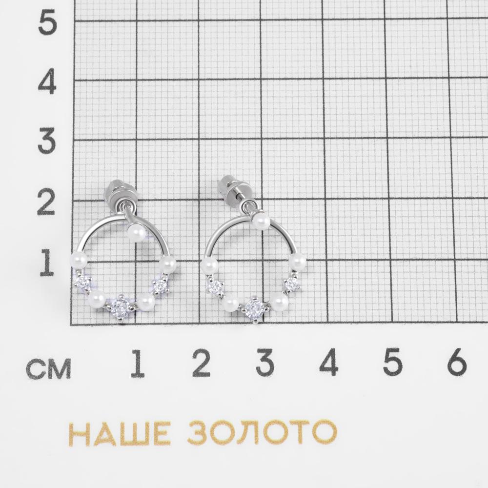 Серебряные серьги гвоздики Sokolov ДИ94026990