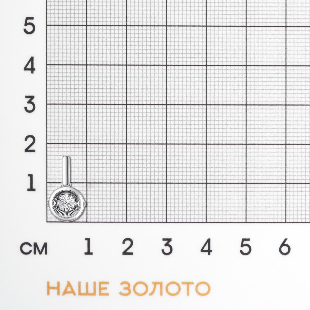 Серебряная подвеска Клондайк ЛХ03-02816-07-101-02-07