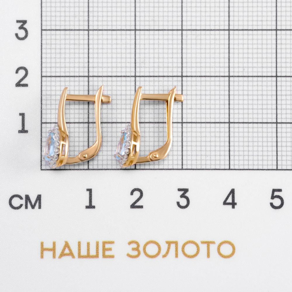 Золотые серьги Efremof из красного золота 585 пробы ЮПС13420305тп