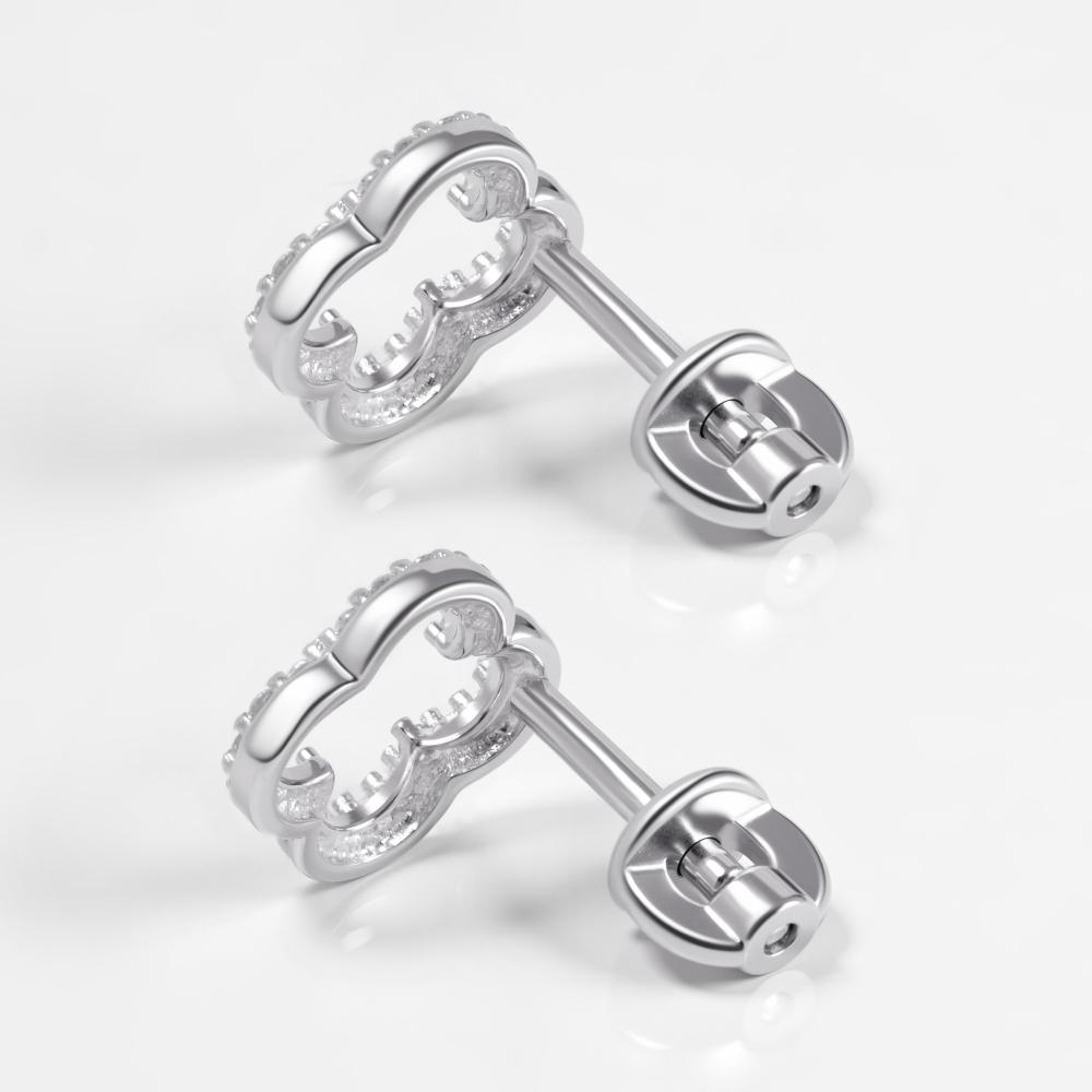 Серебряные серьги гвоздики Sokolov ДИ94025798