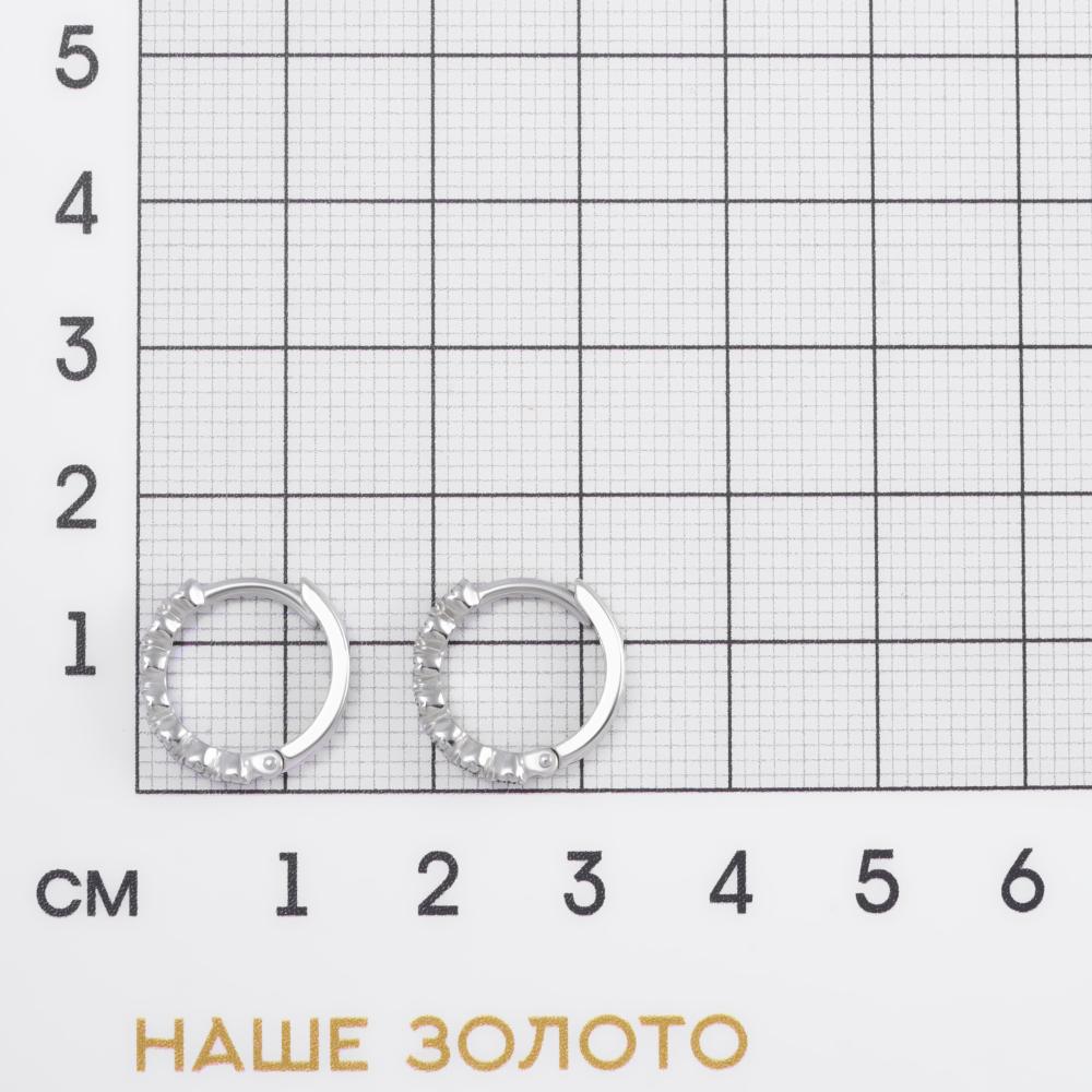 Серебряные серьги конго Sokolov ДИ94025858