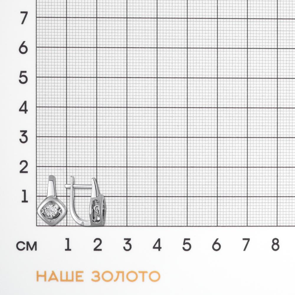 Серебряные серьги Клондайк ЛХ02-02818-07-101-02-07