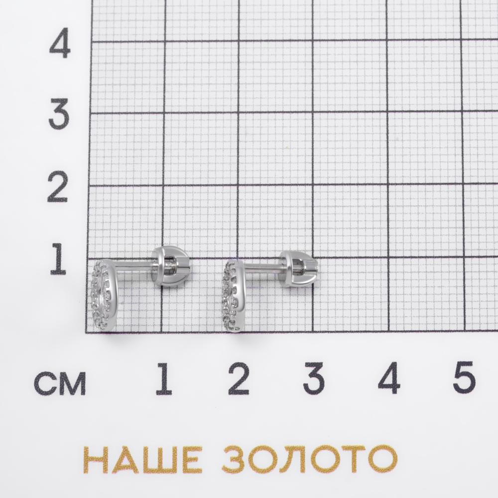 Серебряные серьги гвоздики Sokolov ДИ94025799