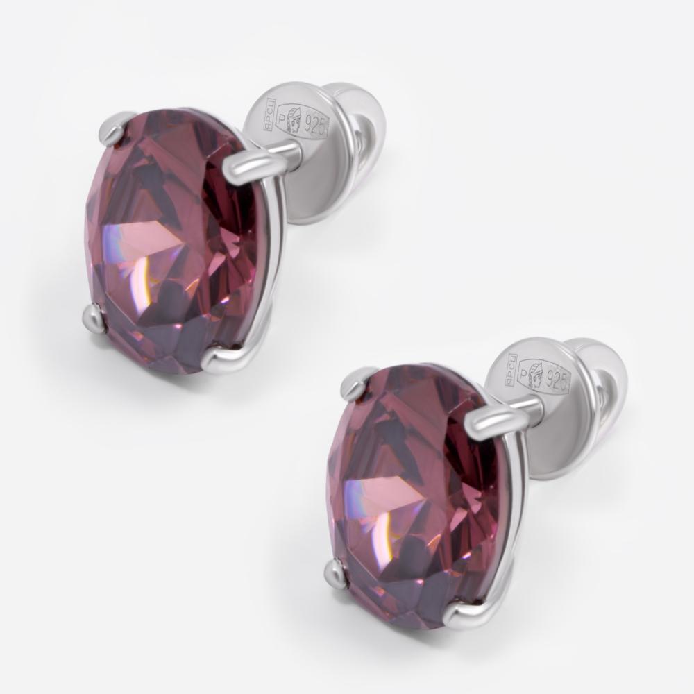 Серебряные серьги гвоздики Альтеза А9С20275Р