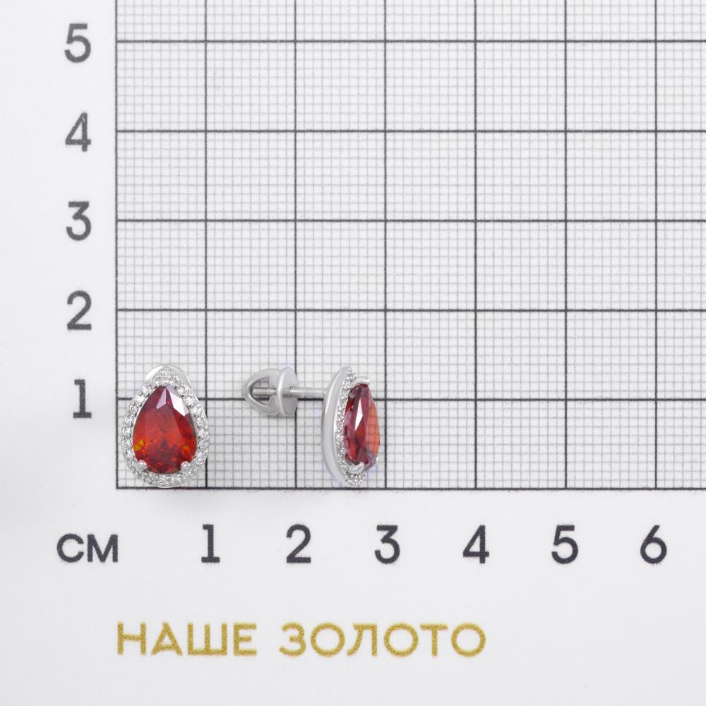 Серебряные серьги гвоздики Альтеза А9С20276Г