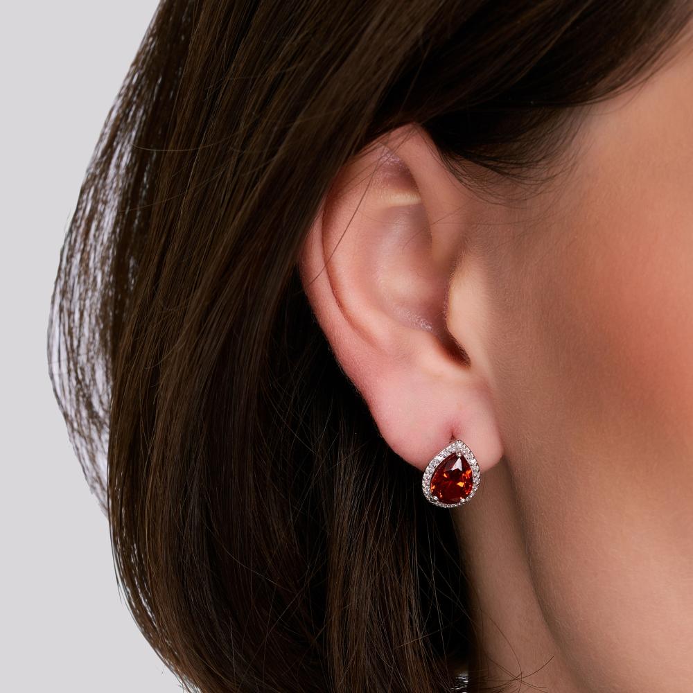 Серебряные серьги гвоздики Альтеза А9С20276Г