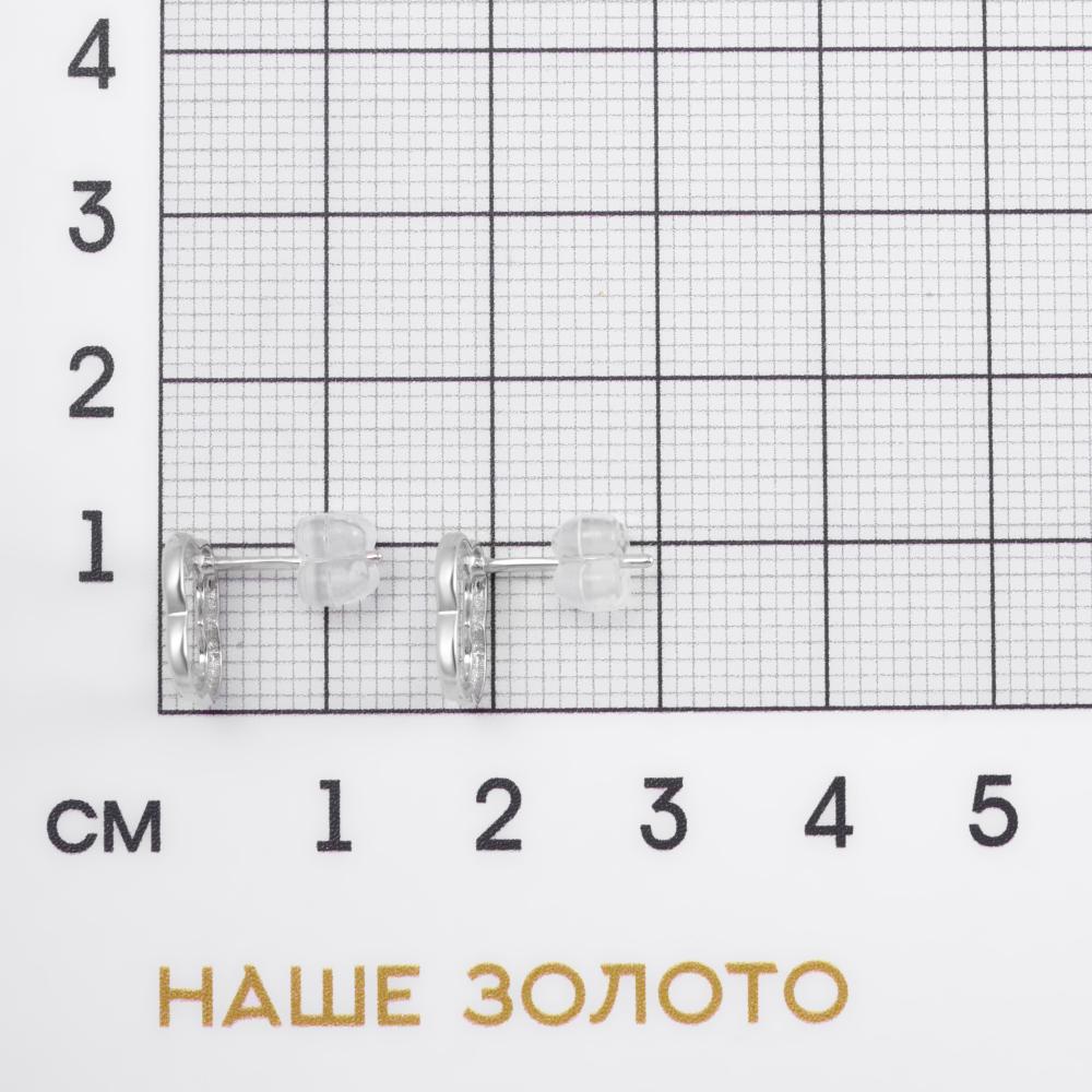 Серебряные серьги гвоздики Sokolov ДИ94026637