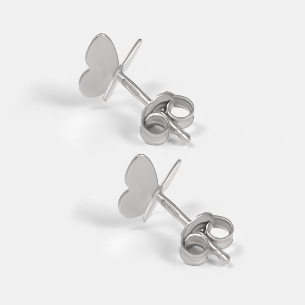 Серебряные серьги гвоздики Krastsvetmet КЯНС22-1828-3