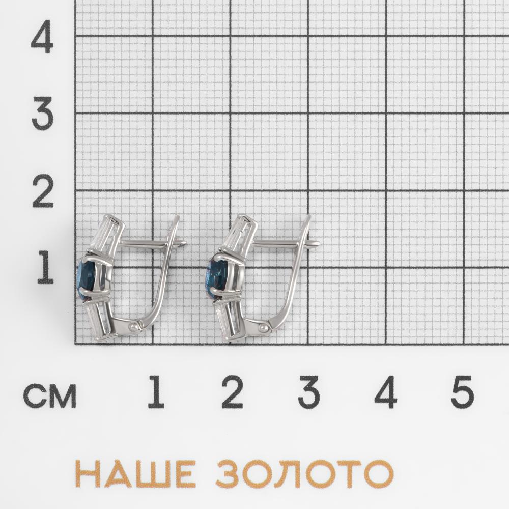 Серебряные серьги  Д320-72-00316-230