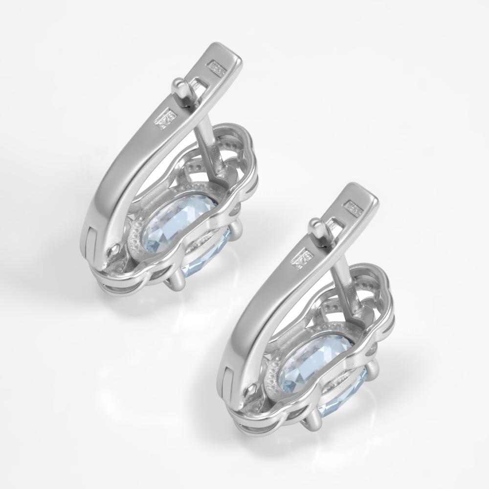 Серебряные серьги  Д320-72-00494-200