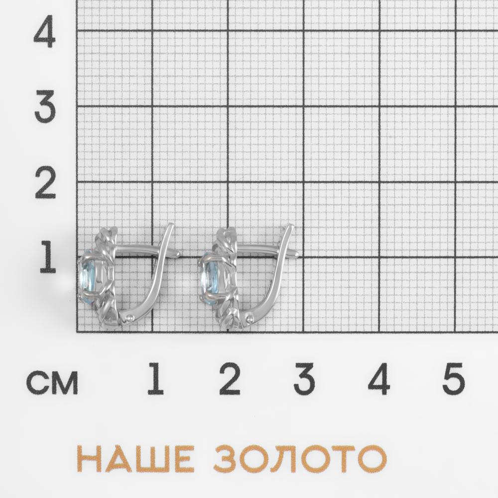 Серебряные серьги  Д320-72-00494-200