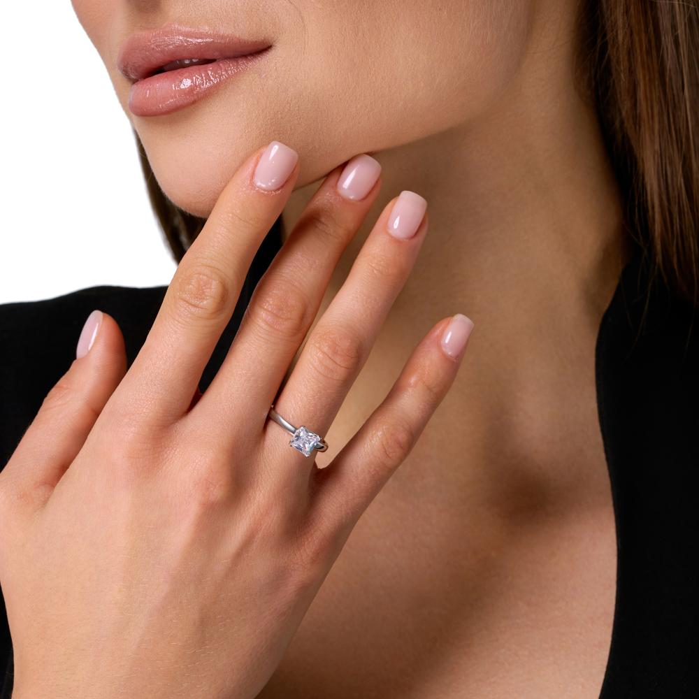 Серебряное кольцо  3А1039021-01210