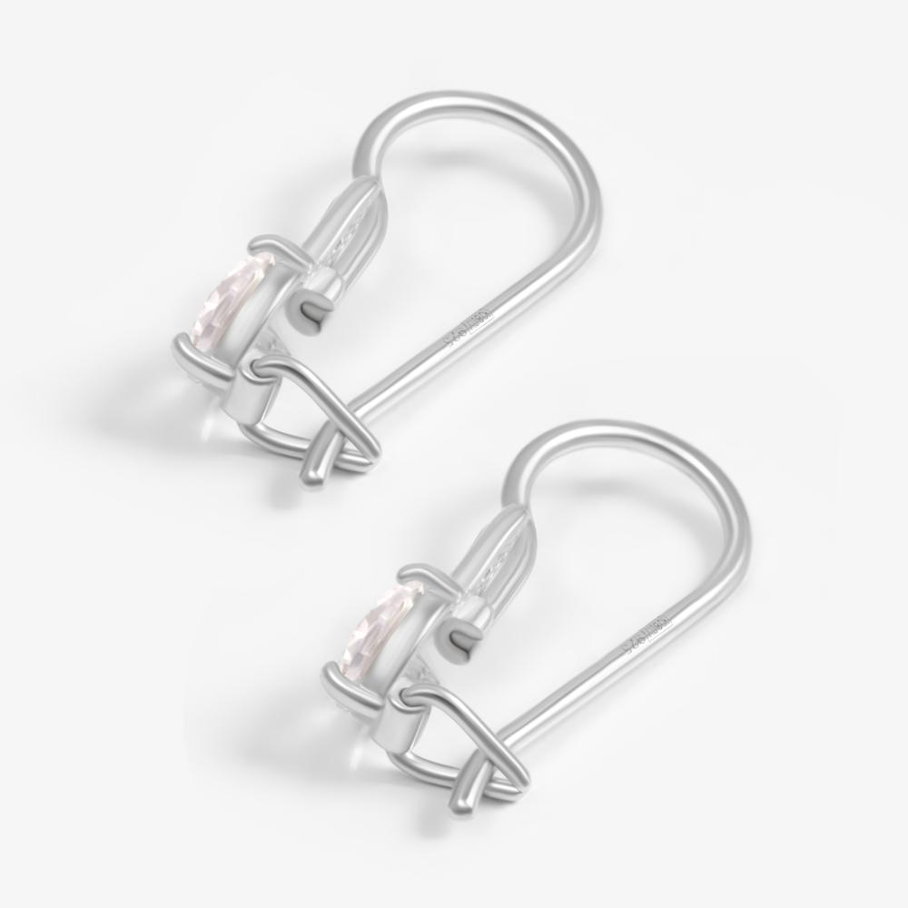 Серебряные серьги детские Золотая столица ЗЧС2180471010
