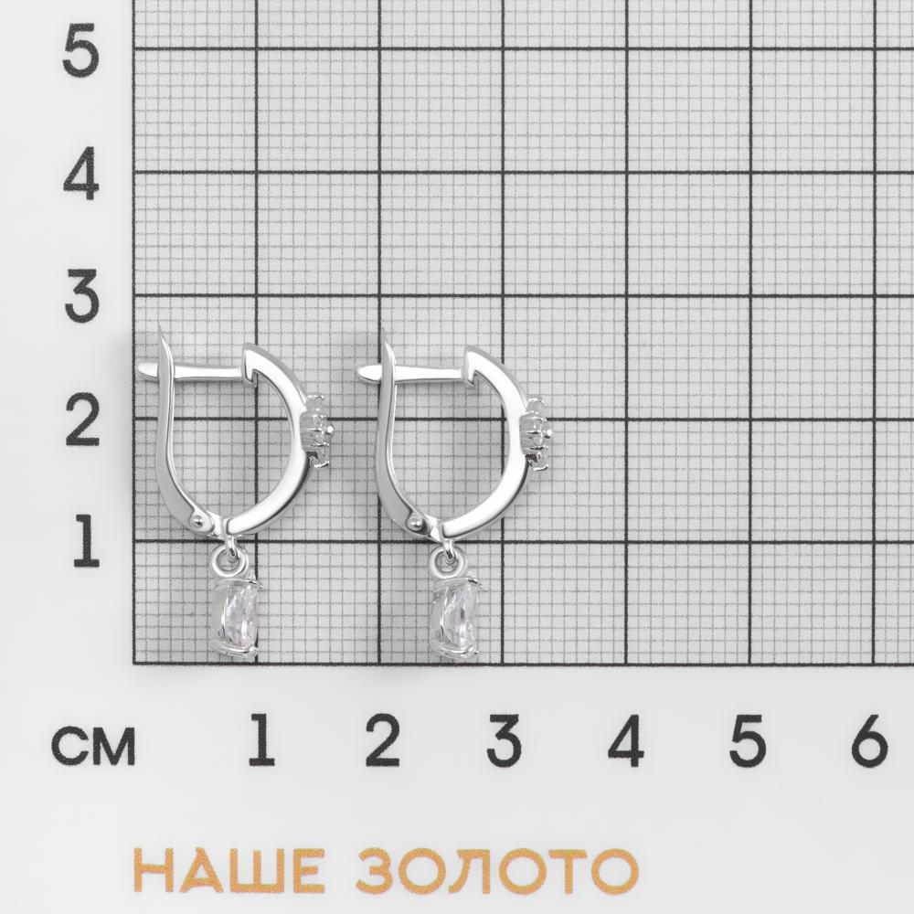 Серебряные серьги подвесные Efremof ЮП12100113644-501