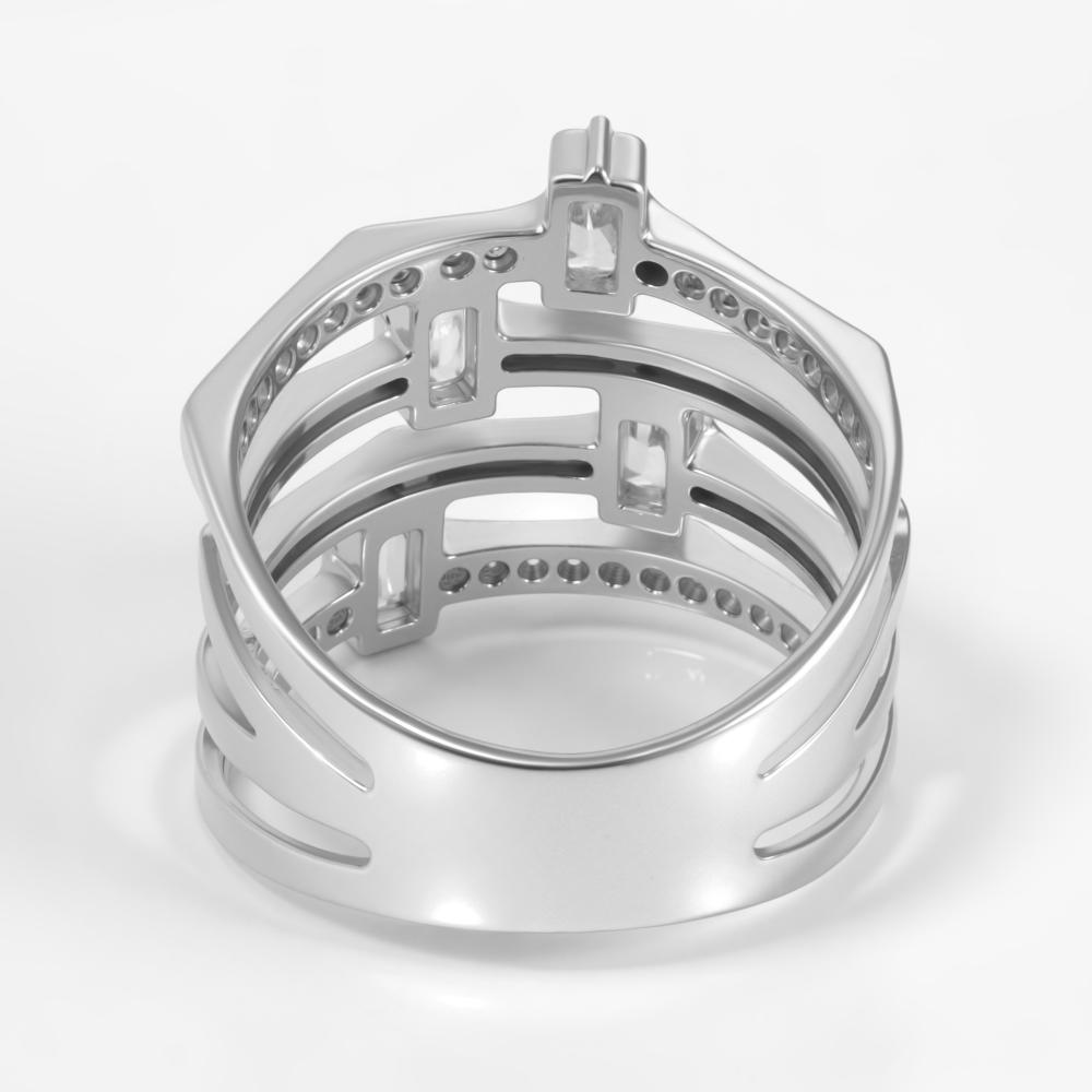 Серебряное кольцо Золотые купола ЗК0101739-00775