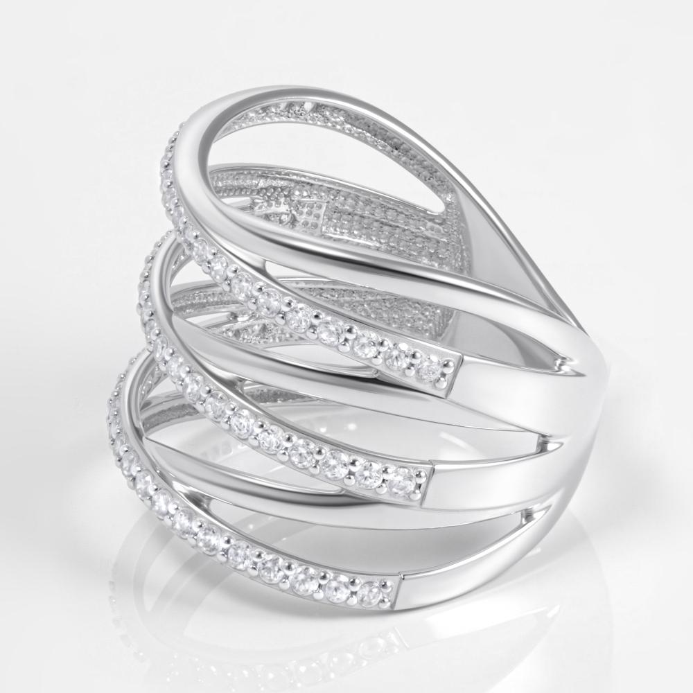 Серебряное кольцо Золотые купола ЗК010175100775