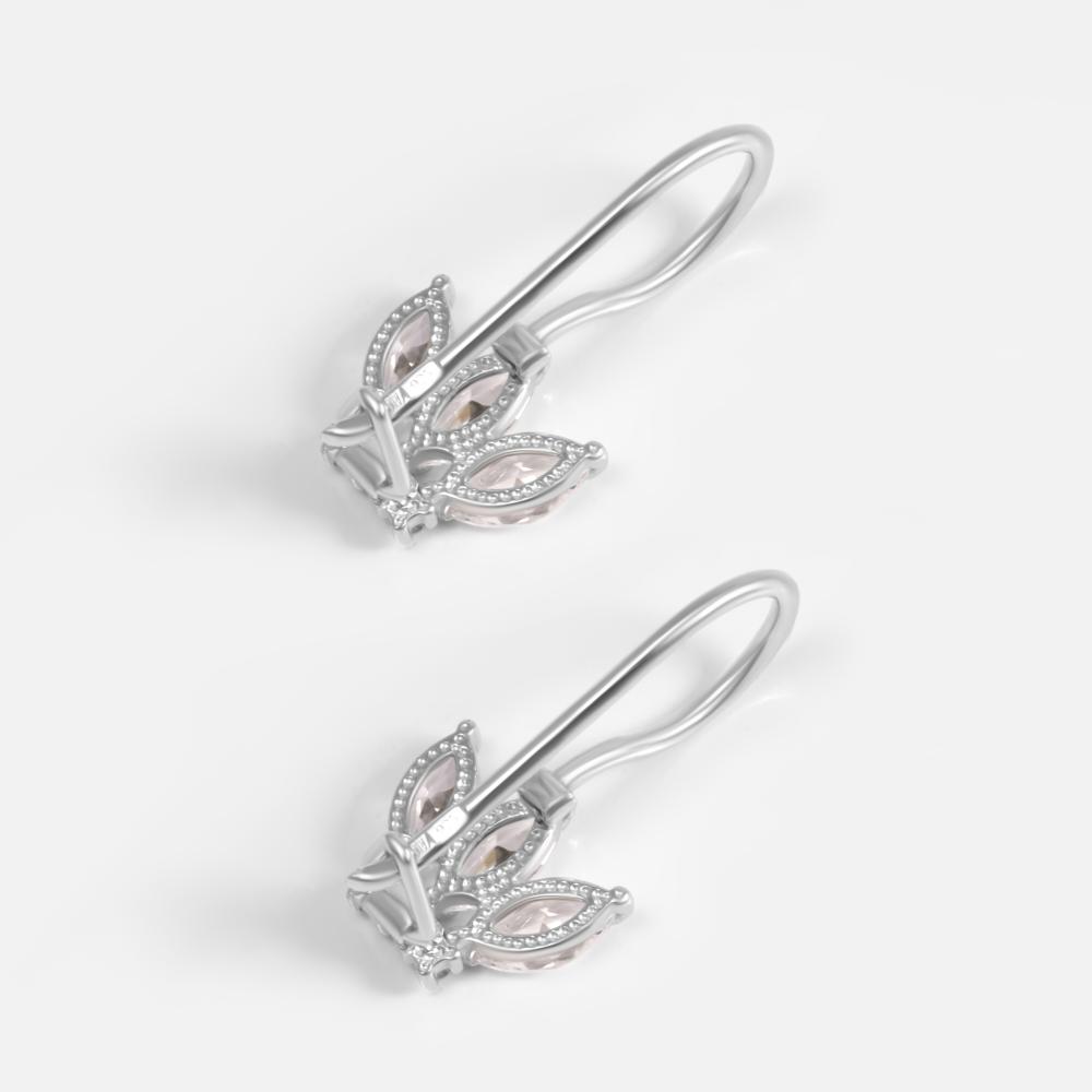 Серебряные серьги детские Золотая столица ЗЧС2180651010