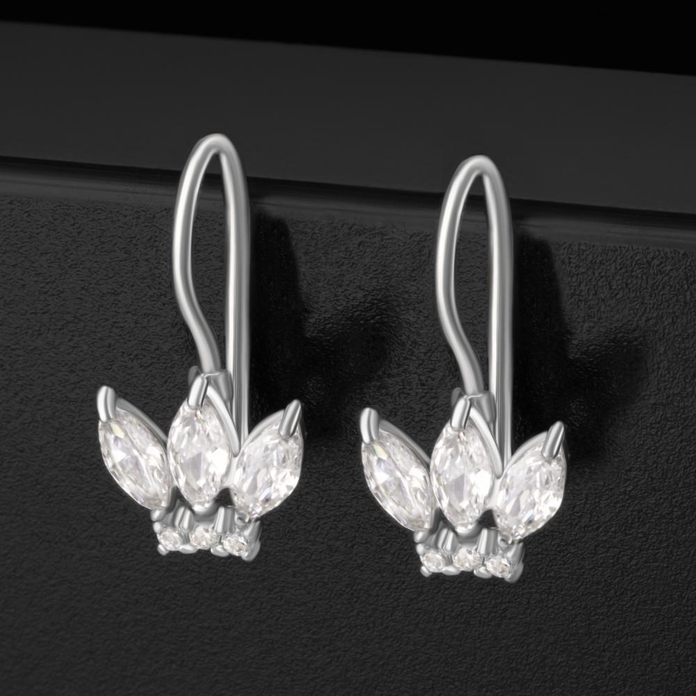 Серебряные серьги детские Золотая столица ЗЧС2180651010