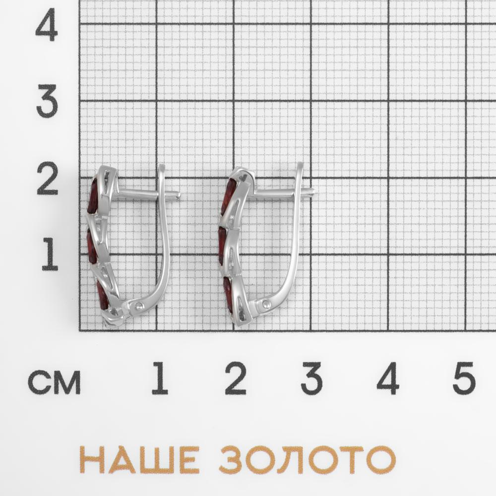 Серебряные серьги Джевел Д320-72-00537-203