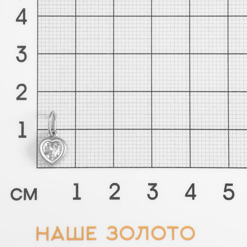 Серебряная подвеска Иллада  со вставками (фианит) 2ИС030342