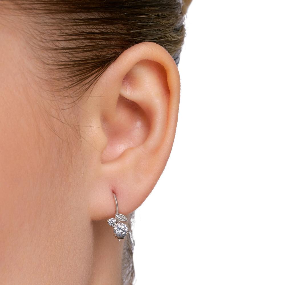 Серебряные серьги детские Золотая столица ЗЧС2180511010
