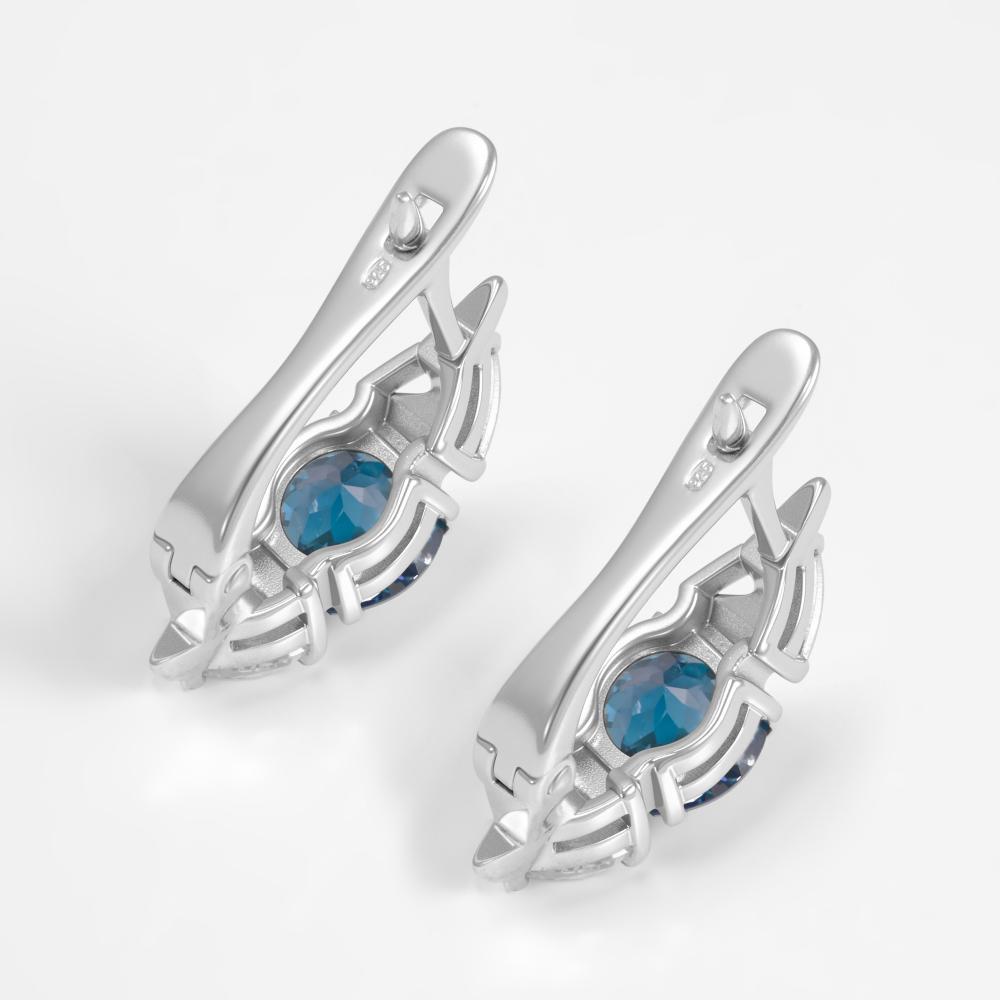 Серебряные серьги  Д320-72-00317-230