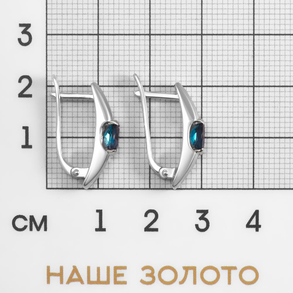Серебряные серьги  Д320-72-00312-230
