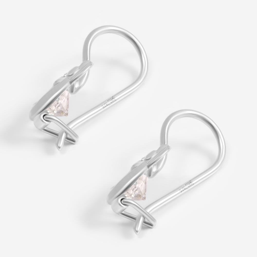 Серебряные серьги детские Золотая столица ЗЧС2180571010