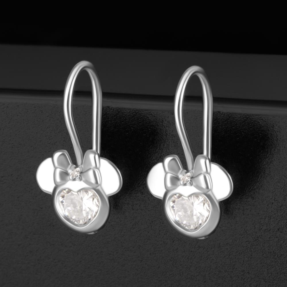 Серебряные серьги детские Золотая столица ЗЧС2180571010