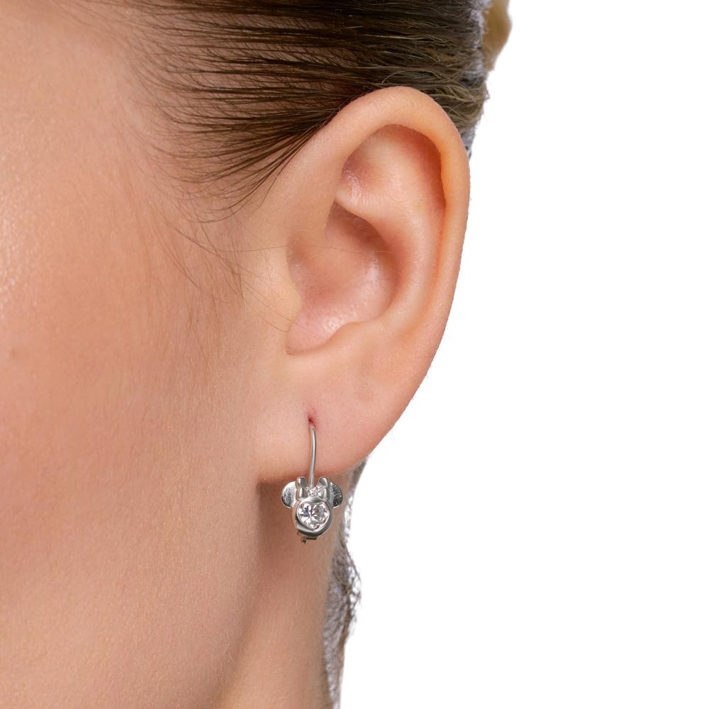 Серебряные серьги детские Золотая столица ЗЧС2180571010