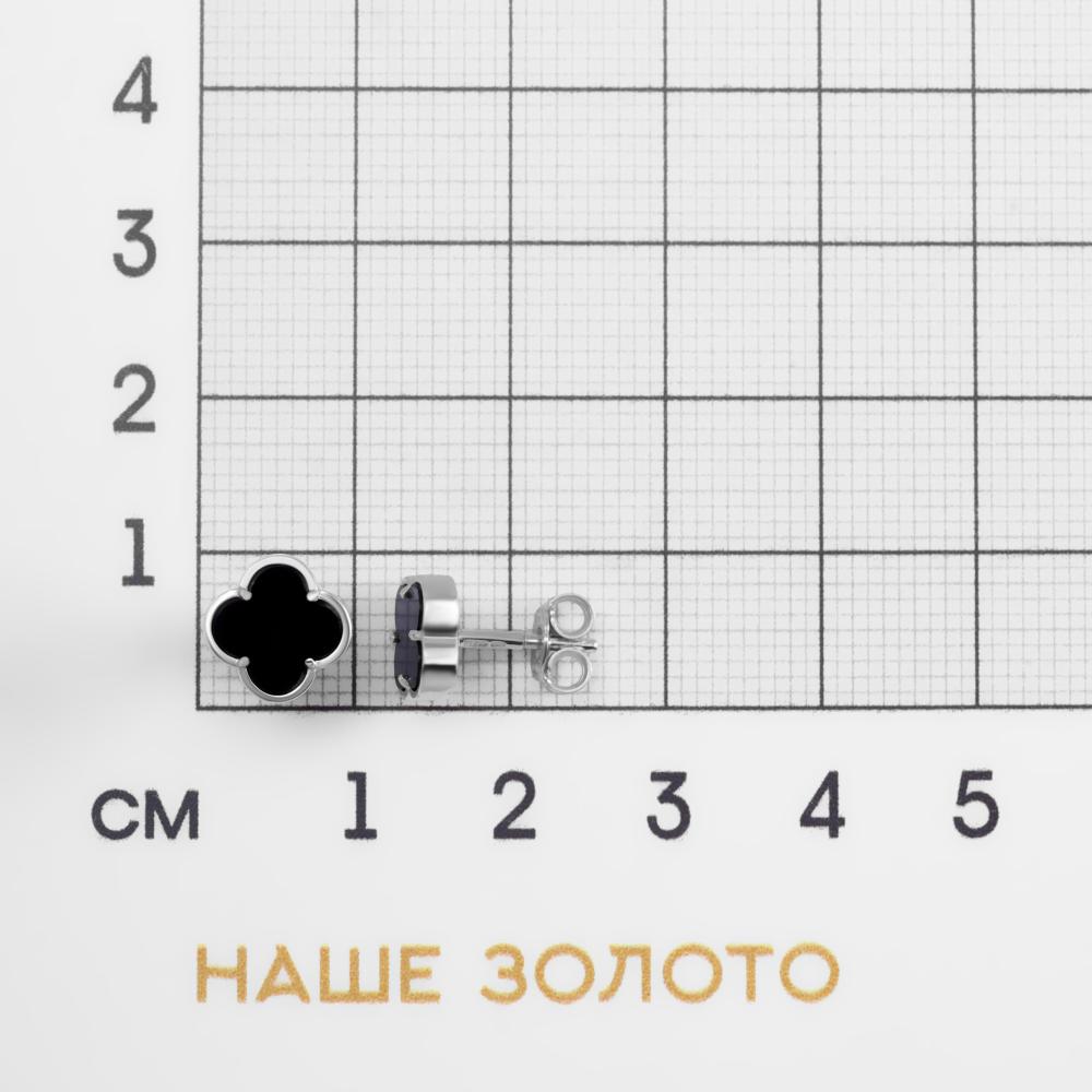 Серебряные серьги гвоздики Талант ТБ1272080015281