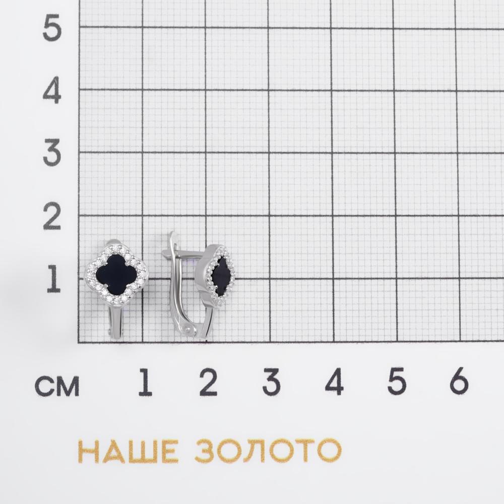 Серебряные серьги Талант ТБ1072080115280