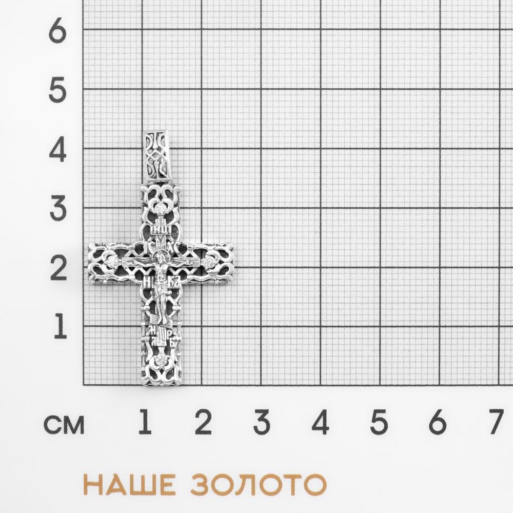 Серебряный крест Высоковы В413-001374-105010ч